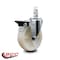 Service Caster 5'' Nylon Wheel Swivel 7/8'' Square Stem Caster with Brake SCC-SQ20S514-NYS-PLB-78 - alternate 2